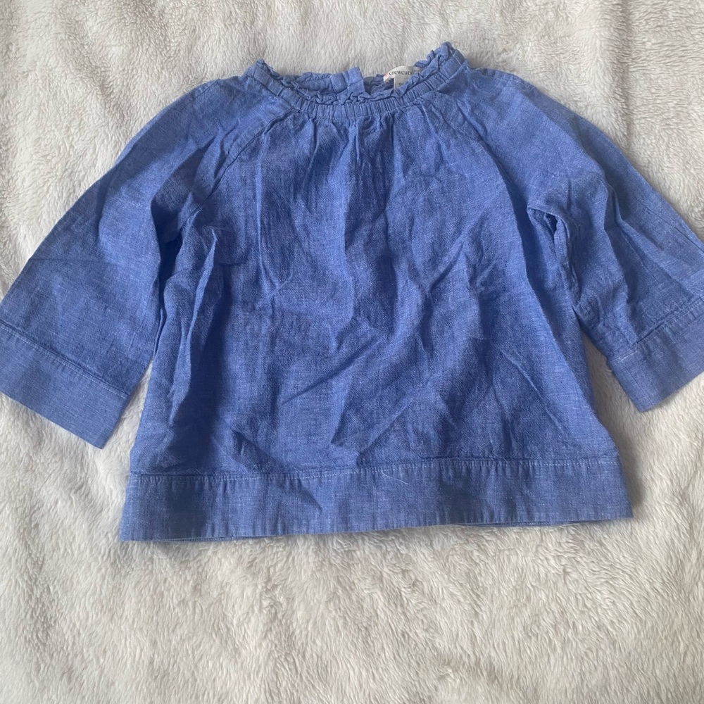 J. Crew Factory Kids Chambray Top